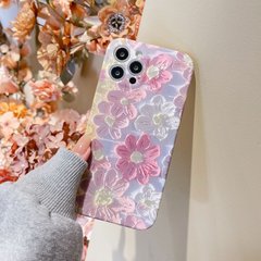 Чохол для iPhone X/XS у вигляді картини маслом "Рожева квітка"