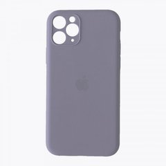 Silicone Case Full Camera for iPhone 11 Pro Max lavander grey, серый
