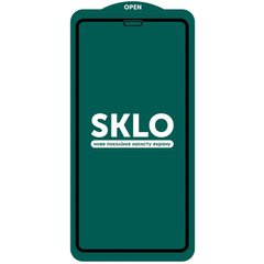 Захисне скло SKLO 5D (full glue) (тех.пак) для iPhone 13/13 Pro / 14 (6.1"") Чорний