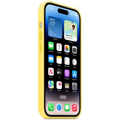 Чохол Silicone Full Case AAA MagSafe IC для iPhone 14 Canary Yellow
