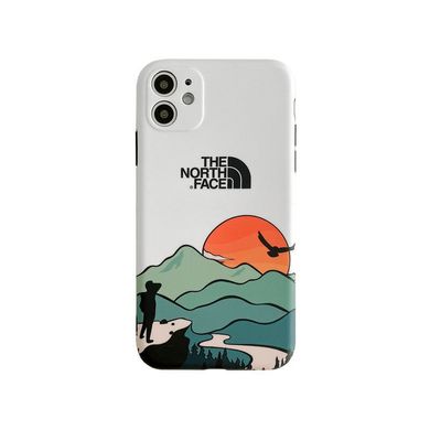 Чехол The North Face "Закат" для iPhone 7 Plus/8 Plus белого цвета