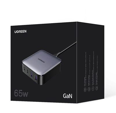 Зарядное устройство UGREEN CD327 Nexode 65W Desktop Charger EU (UGR-90747) (UGR-90747)