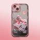 Чохол для iPhone 15 Pro Snowy Mountains із захистом камери Прозоро-рожевий