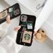 Черный чехол Starbucks для iPhone XR с защитой камеры, Темно-сірий