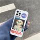 Белый чехол NASA "Лунный пес" для iPhone 12 Mini